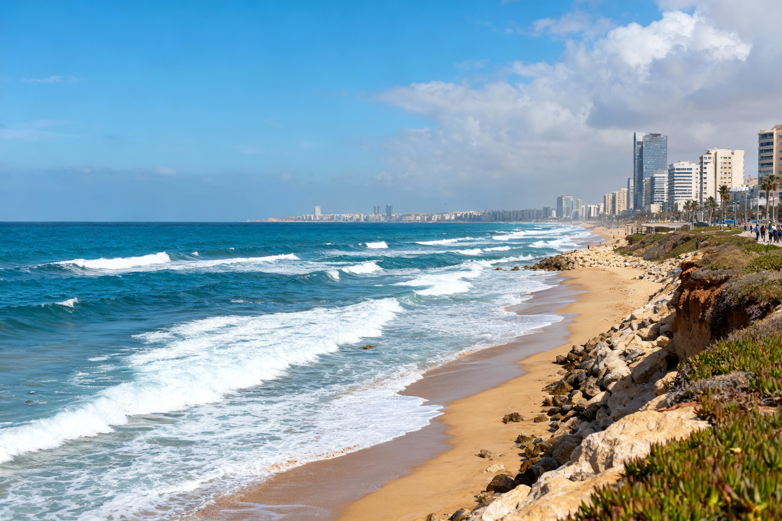 מצלמת חוף יפו צפון - שידור חי